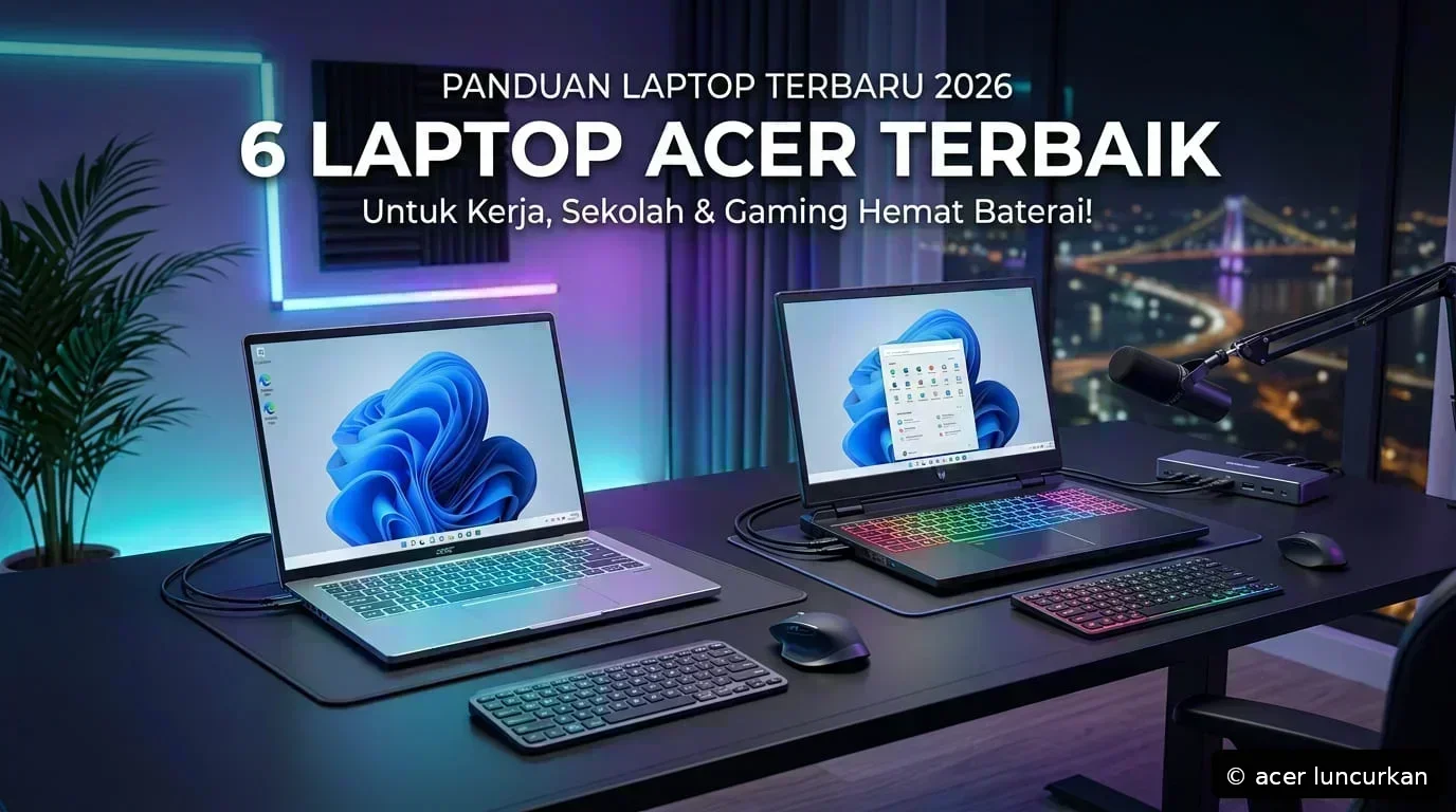 Acer Luncurkan Lini Laptop AI 2026 di Indonesia, Harga Mulai Rp21 Jutaan