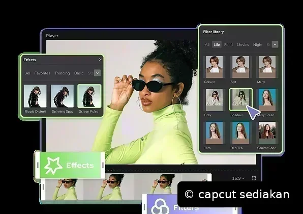 CapCut Sediakan Template Gratis 