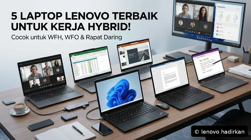 Lenovo Hadirkan Lima Rekomendasi Laptop Terbaik 2026 untuk Kebutuhan Kerja Hybrid